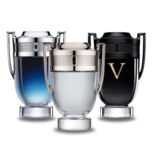 Pachet promoțional de 3 Parfumuri Paco Rabanne INVICTUS LEGEND, Paco Rabanne INVICTUS și Paco Rabanne INVICTUS VICTORY 100ml