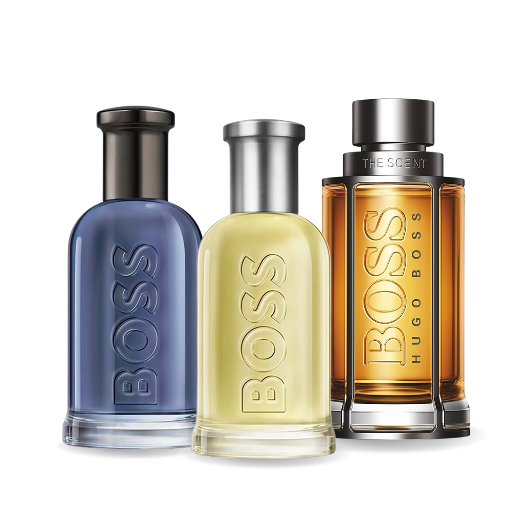 Pachet promoțional de 3 Parfumuri BOSS BOTTLED, BOSS THE SCENT și BOSS BOTTLED INFINITE 100ml