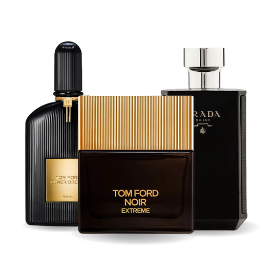 Pachet promoțional de 3 Parfumuri BLACK ORCHID, NOIR EXTREME și PRADA INTENSE 100ml